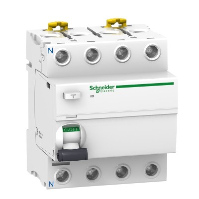 Schneider - Acti9 iId - Interrupteur Différentiel 4P - 25A - 30mA - ASI - Réf : A9R31425