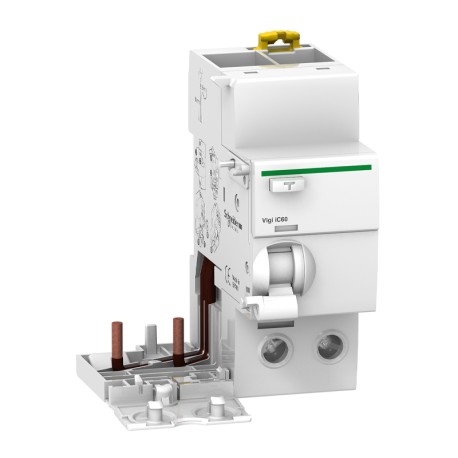Schneider - Acti9 iC60 - Bloc différentiel Vigi 2P 63A 300mA type AC - Réf : A9V14263