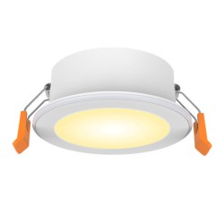 Krisane - Spot LED CCT - 6W - 3000-4000-6500K - avec bague lumineuse - Réf : KRI24080