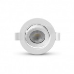 Krisane - 10 Spots LED Orientables dont 3 GRATUITS - 7W - 3000K Dimmable - faible profondeur - Réf : KRI24077