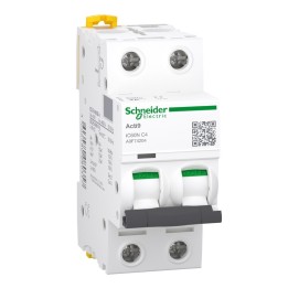 Schneider - Acti9 iC60N Disjoncteur 4A 2P courbe C 50kA 400V - A9F74204