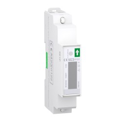 Schneider - Acti9 IEM Compteur d'énergie 45A monophasé certifié MID - A9MEM2055