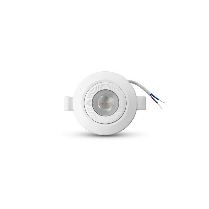 Krisane - 10 Spots LED Orientables dont 3 GRATUITS - 7W - 4000K Dimmable - faible profondeur - Réf : KRI24078
