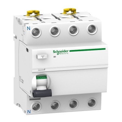 Schneider - Acti9 iID interrupteur différentiel 4P 63A 300mA sélectif type Asi - Réf : A9R35463