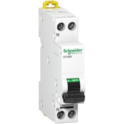 Schneider - Disjoncteur Ph/N 40A DT40K - 4,5KA - A9N21108