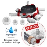 S&P - Kit VMC Simple-Flux Hygroréglable - OCTEO HYGRO ECO - 1 Piquage sanitaire + 1 gaine souple OFFERTS - T1/T7 - Réf: 607912-P