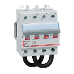 Legrand - Interrupteur-sectionneur à manette courant continu 800V pour photovoltaïque - 16A - 4 modules - Réf : 414221