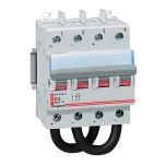 Legrand - Interrupteur-sectionneur à manette courant continu 800V pour photovoltaïque - 25A - 4 modules - Réf : 414223