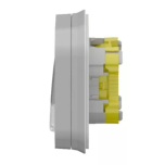 Legrand - Plexo - Bouton poussoir porte étiquette - complet encastré 10A - IP55 - gris - Réf : 070033L