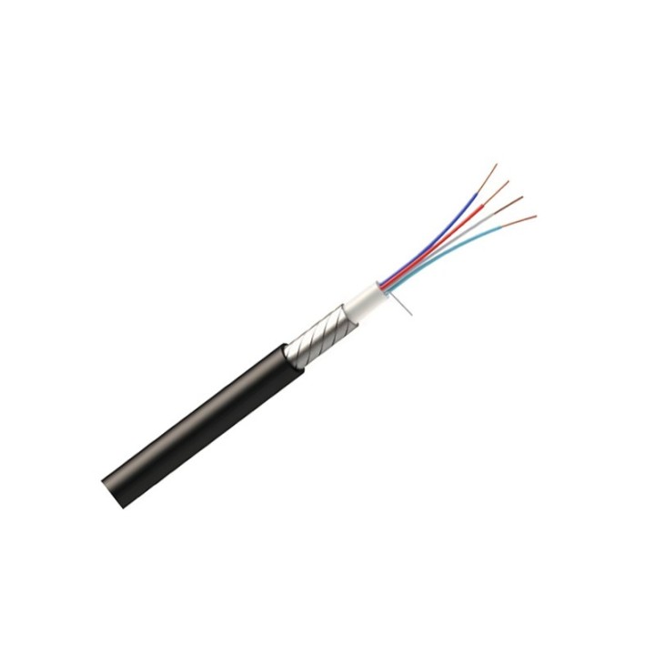 Câble téléreport armé  - Coupe au mètre - Réf : TELA206NR