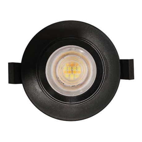 Krisane - Kit Spot LED CCT 3000/4000/6500K°- 7W - Ø47 mm et collerette noire fixe - IP54 - Réf : KRI24174-41