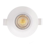 Krisane - Kit Spot LED CCT 3000/4000/6500K°- 7W - Ø47 mm et collerette blanche fixe - IP54 - Réf : KRI24174-21