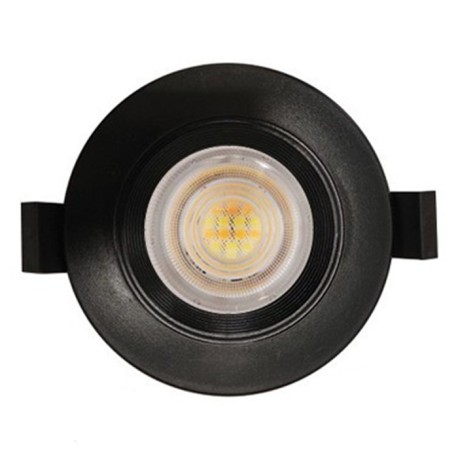 Krisane - Kit Spot LED CCT 3000/4000/6500K°- 7W - Ø47 mm et collerette noire orientable - IP54 - Réf : KRI24174-42