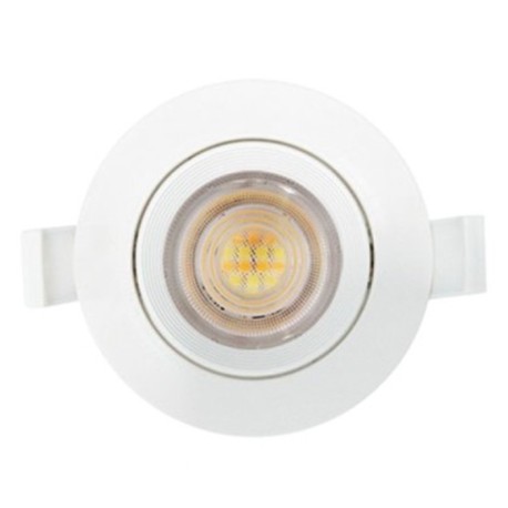 Krisane - Kit Spot LED CCT 3000/4000/6500K°- 7W - Ø47 mm et collerette blanche orientable - IP54 - Réf : KRI24174-22
