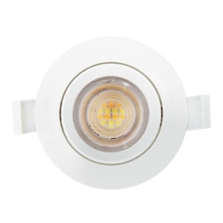 Krisane - Kit Spot LED CCT 3000/4000/6500K°- 7W - Ø47 mm et collerette blanche orientable - IP54 - Réf : KRI24174-22