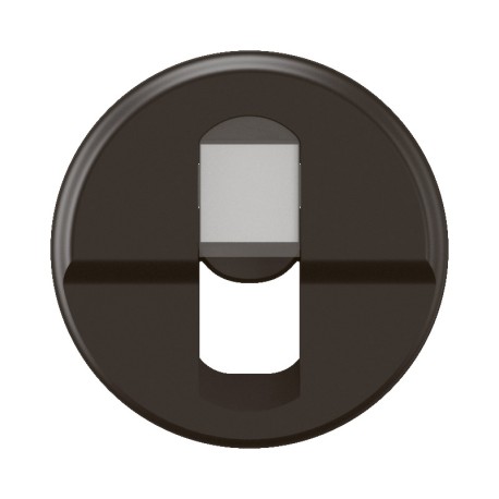 Legrand Céliane - Enjoliveur pour prise simple RJ45 blindée catégorie 6A STP Grade 3 TV - Noir - Réf : CN0346