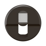 Legrand Céliane - Enjoliveur pour prise simple RJ45 blindée catégorie 6A STP Grade 3 TV - Noir - Réf : CN0346