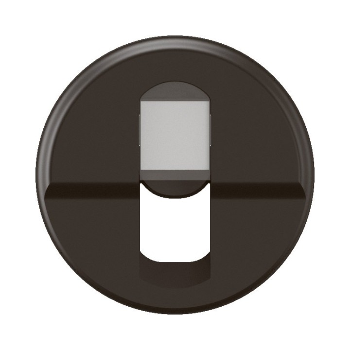 Legrand Céliane - Enjoliveur pour prise simple RJ45 blindée catégorie 6A STP Grade 3 TV - Noir - Réf : CN0346