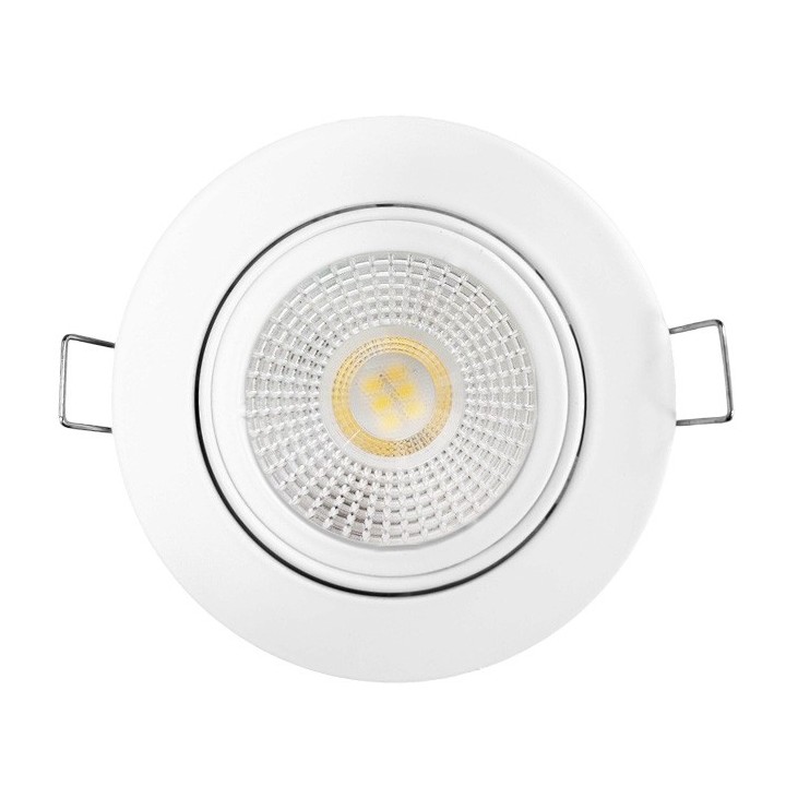 KIT Spot encastré - 1/4 tour - 3000k - orientable - rond - blanc - Réf : KRI30024