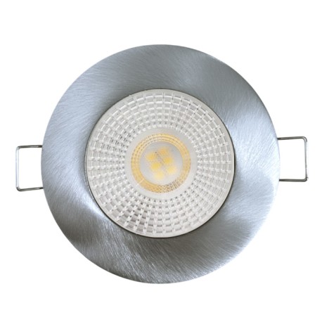 KIT Spot encastré - fixe - 3000k - rond - aluminium - LED 5W - Réf : KRI30031