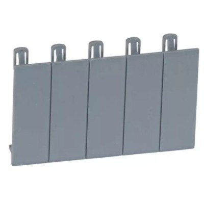 Legrand - Obturateur 5 modules - gris foncé L746A - Réf: 001961