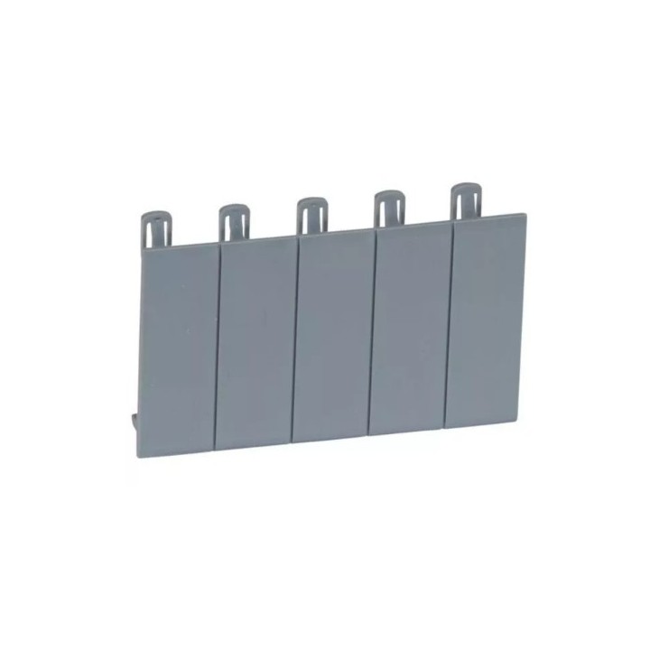 Legrand - Obturateur 5 modules - gris foncé L746A - Réf: 001961