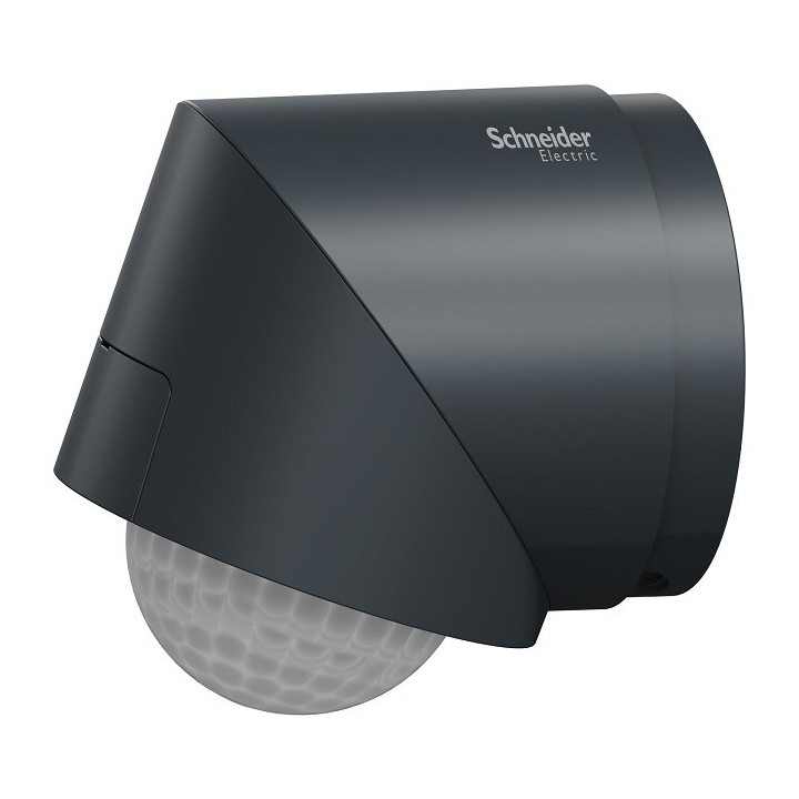 Schneider - Wiser - Détecteur de mouvement et luminosité extérieur anthracite - Réf : CCT564114