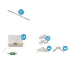 Omelcom - Kit PT'Home DIY rallongement de fibre optique 30m - Réf : MO301
