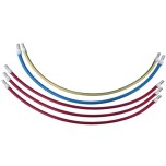 Lot de 5 cordons pour raccordement parafoudre Tétra - 16mm² - 40cm - 3 rouges - 1 bleu - 1 vert/jaune - Réf : VRHTRI40-L
