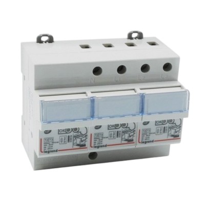 Legrand - Parafoudre pour protection tableau d'abonné avec protection intégrée type2 Imax 12kA/pôle - 3P+N - 6m  - Réf : 003953