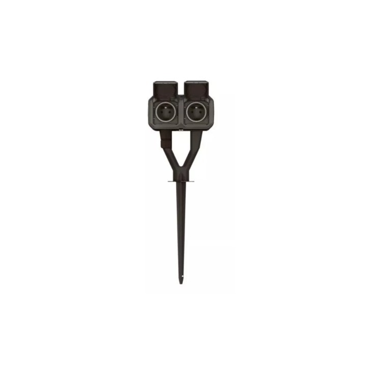 Legrand - Piquet de jardin étanche avec 2 prises 2P+T précâblées Plexo livré complet - anthracite - Réf : 069749L