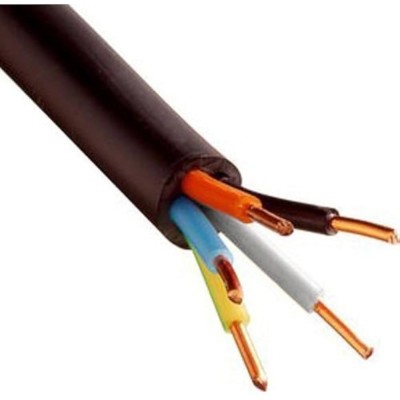 Câble U1000 R2V CU (Rigide) - 5G1.5 mm² (liseret rose)  - Coupe au mètre - Réf : R2V-5G1.5-rose