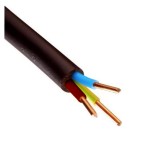 Câble U1000 R2V CU (Rigide) - 3G4 mm² (liseret violet) - Coupe au mètre - Réf : R2V-3G4-violet