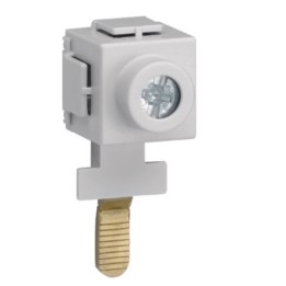 Hager - Borne de raccordement 1P à languette pour 1 câble 35mm² - Réf : KF83A
