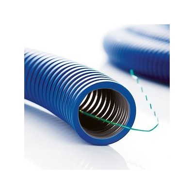 Legrand - Conduit ICTA TurboGliss® Ø25mm - courant fort - tire-fils -marquage métrique - couronne 100 m - RAL5010 - Réf : 05125
