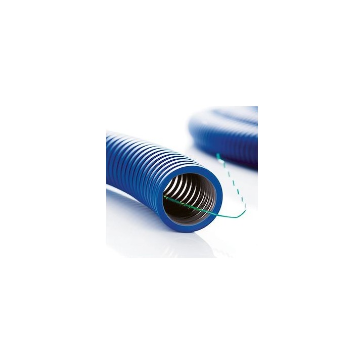Legrand - Conduit ICTA TurboGliss® Ø25mm - courant fort - tire-fils -marquage métrique - couronne 100 m - RAL5010 - Réf : 05125
