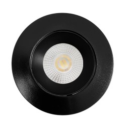 KIT Spot encastré - orientable - 4000k - rond - noir mat - LED 5W - Réf: KRI40013