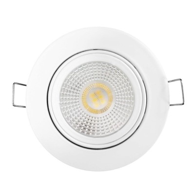KIT Spot encastré - 1/4 tour - 4000k - orientable - rond - blanc - Réf : KRI40024