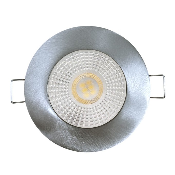 KIT Spot encastré - fixe - 4000k - rond - aluminium - LED 5W - Réf : KRI40031