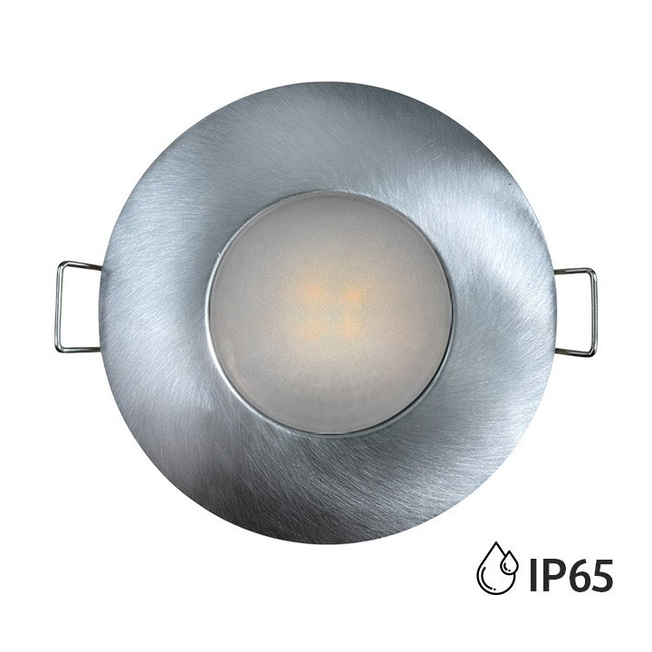 KIT Spot encastré - BBC fixe - 4000k - rond - aluminium - LED 5W - Réf: KRI40038