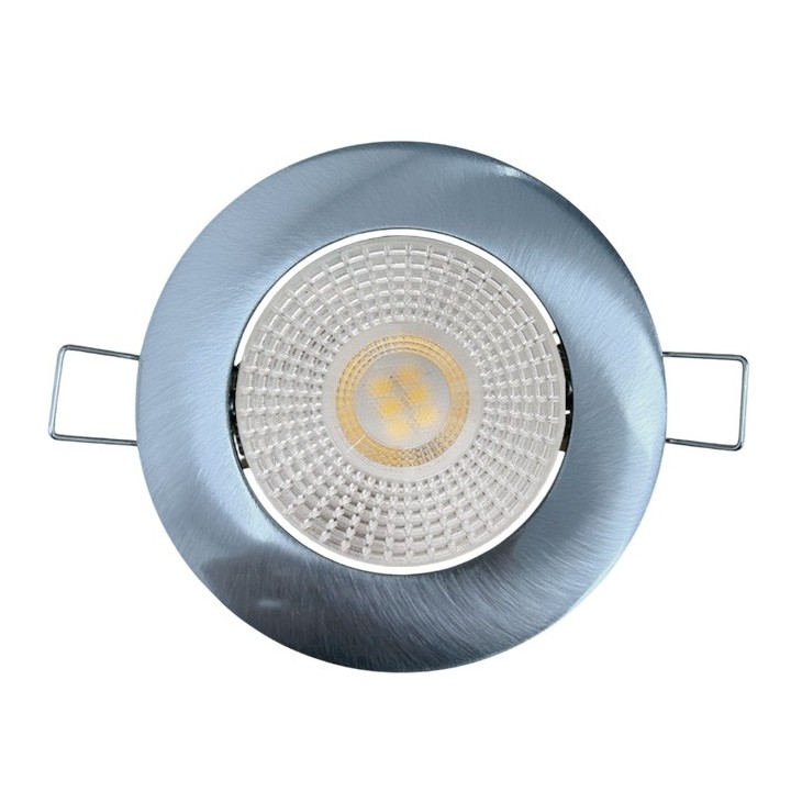 KIT Spot encastré - orientable - 4000k - rond - aluminium - LED 5W - Réf : KRI40032