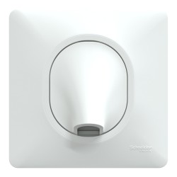 Schneider Ovalis - Sortie de câble complet blanc - Réf : S320662-P