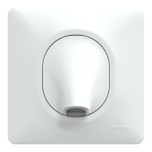 Schneider Ovalis - Sortie de câble complet blanc - Réf : S320662-P