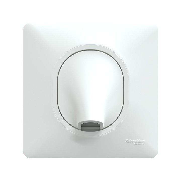 Schneider Ovalis - Sortie de câble complet blanc - Réf : S320662-P