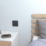 Schneider Ovalis - Bouton poussoir complet anthracite - Réf : S340206-P