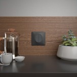 Schneider Ovalis - Interrupteur double va et vient complet anthracite - Réf : S340214-P