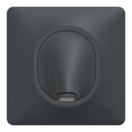 Schneider Ovalis - Sortie de câble complet anthracite - Réf : S340662-P