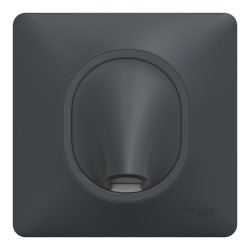 Schneider Ovalis - Sortie de câble complet anthracite - Réf : S340662-P