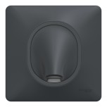 Schneider Ovalis - Sortie de câble complet anthracite - Réf : S340662-P