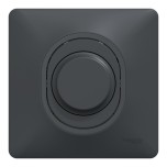 Schneider Ovalis - Variateur de lumière universel complet - 2/3 fils - Anthracite - Réf : S340519-P